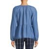 Woven Peplum Top