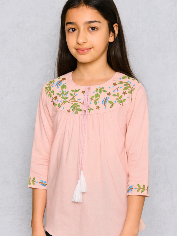 Embroidered Tunic top