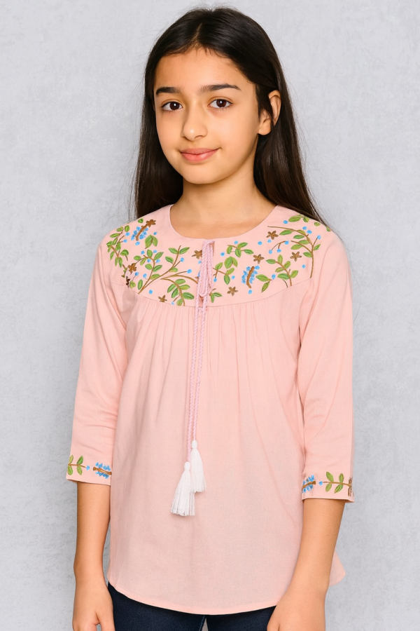 Embroidered Tunic top