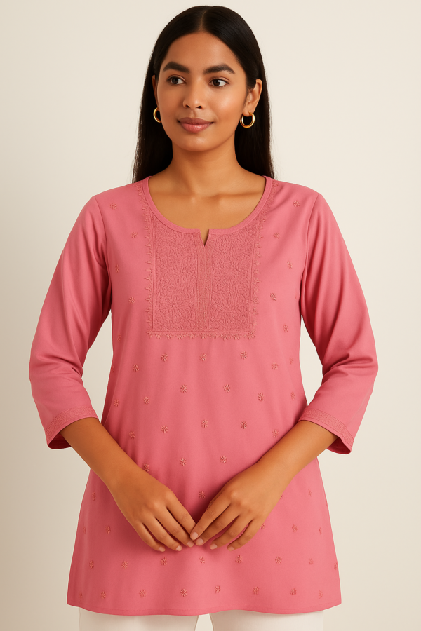 Embroidered Tunic top