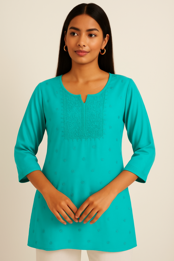 Embroidered Tunic top