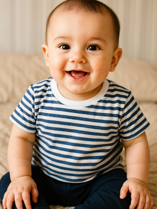 tshirt Boys' striped t-shirt