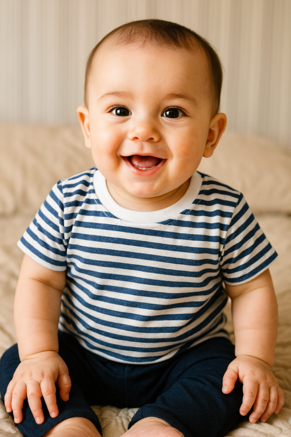 Boys' striped t-shirt