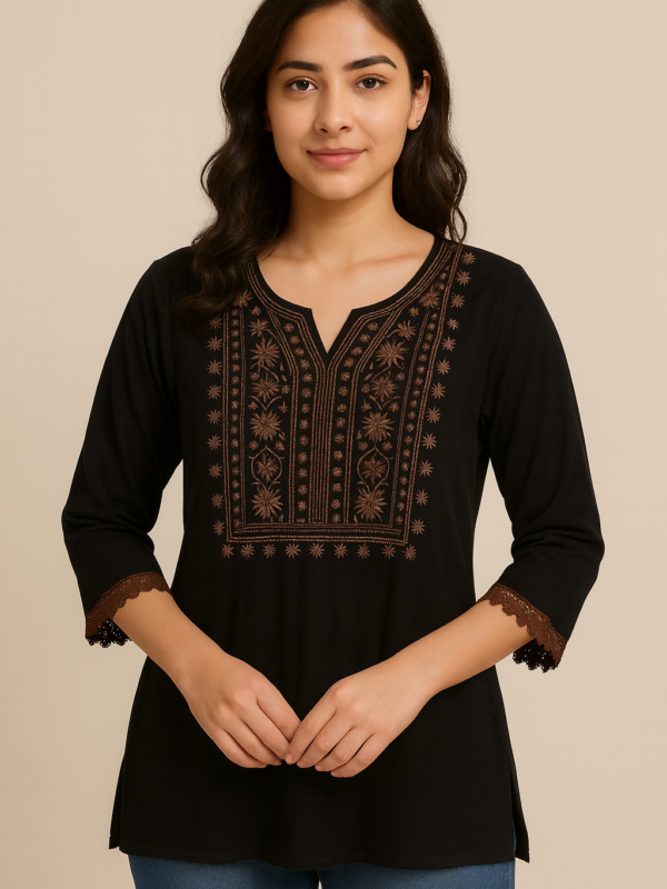 tunic Embroidered Tunic top