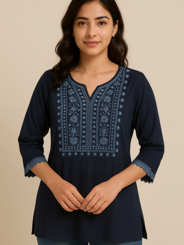 tunic Embroidered Tunic top