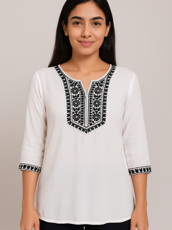 tunic Embroidered Tunic top
