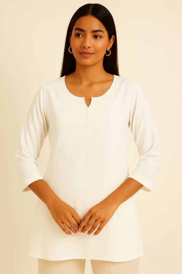 Embroidered Tunic top