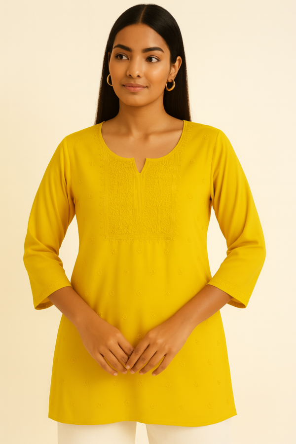 Embroidered Tunic top