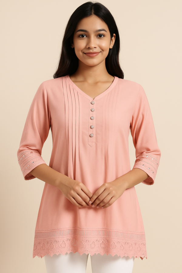 Embroidered Tunic top