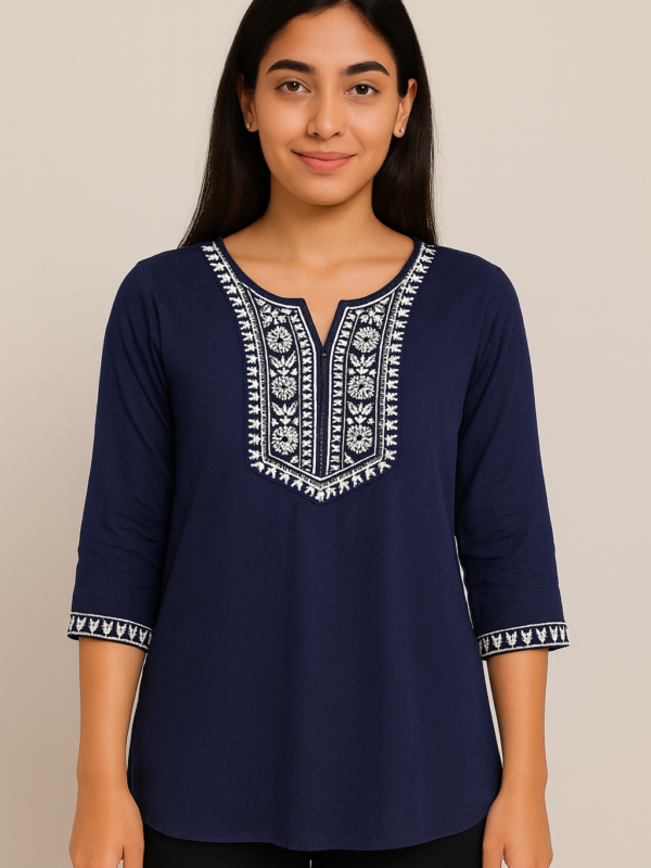 tunic Embroidered Tunic top