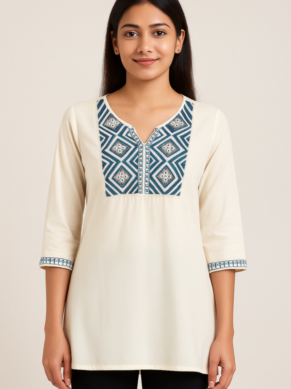 tunic Embroidered Tunic top