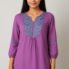 Embroidered Tunic top
