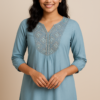 Embroidered Tunic top