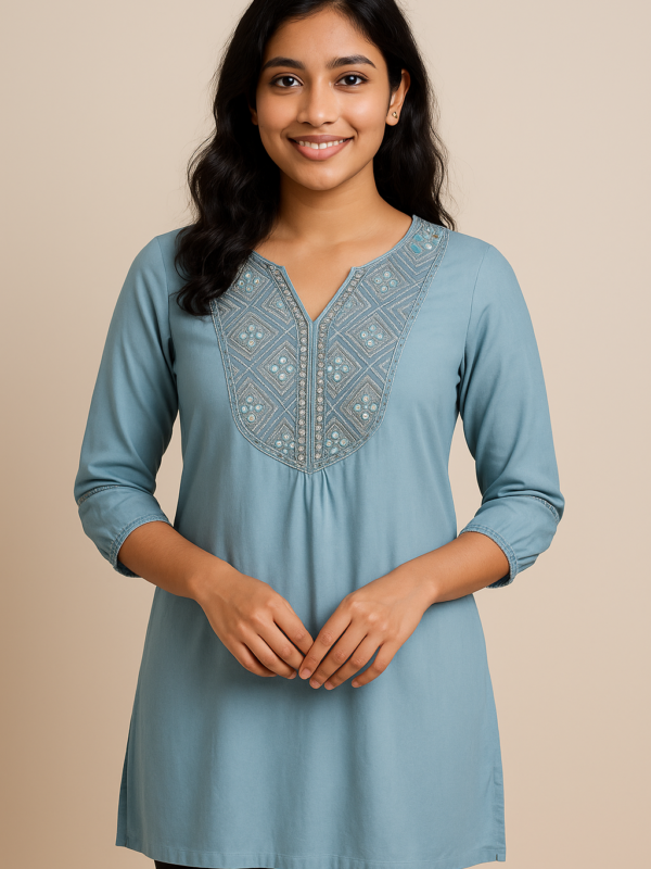 tunic Embroidered Tunic top