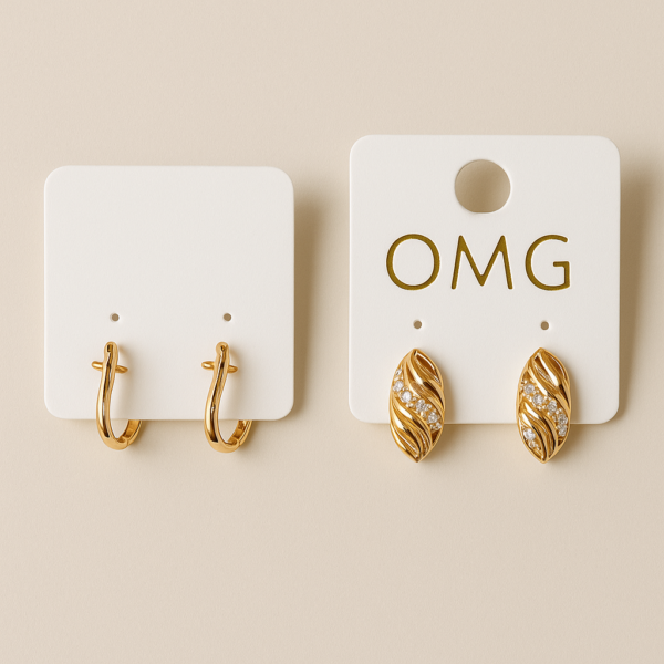Gold hoop Earrings