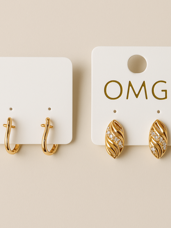 Gold hoop Earrings