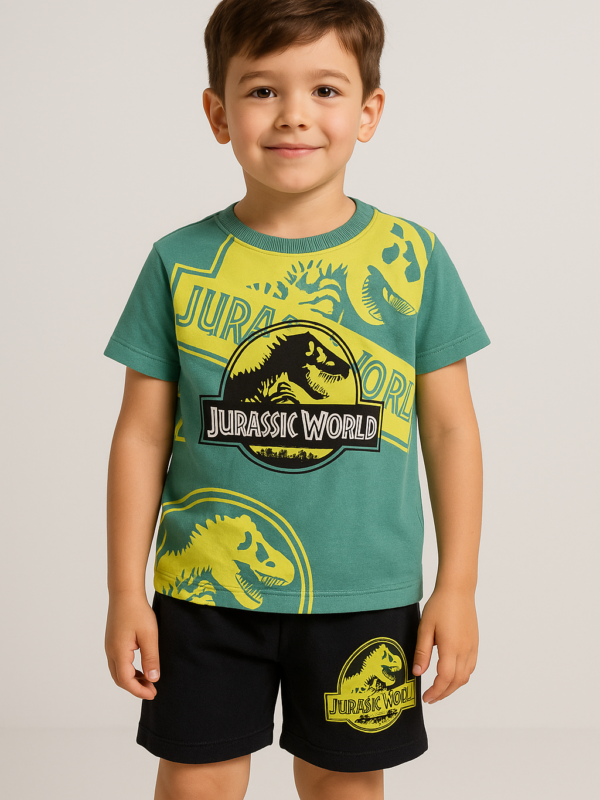 Jurassic world printed set