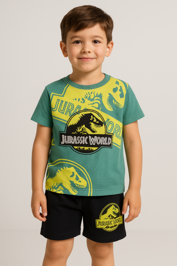 Jurassic world printed set