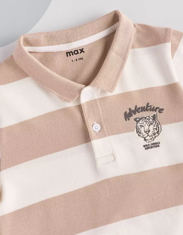 Striped Polo T-shirt
