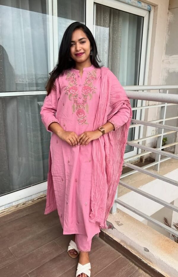 Embroidered 3-Piece Set