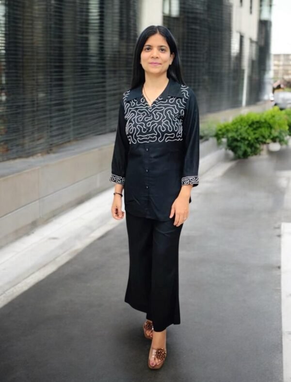 Ladies Embroided Cord Set