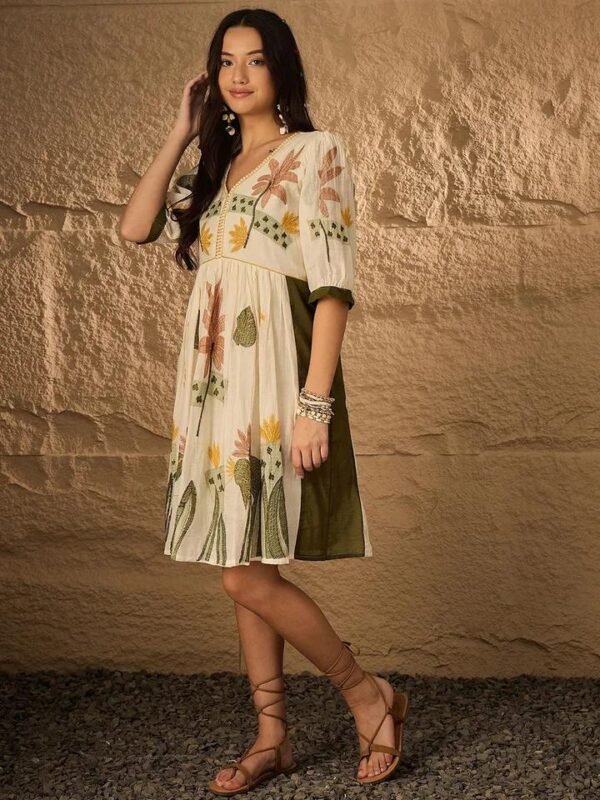 Embroidered Dress