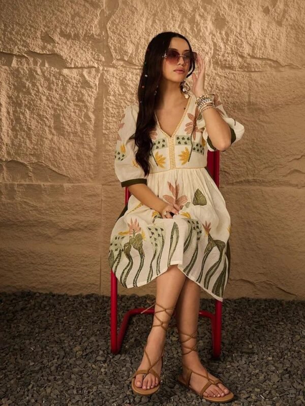 Embroidered Dress
