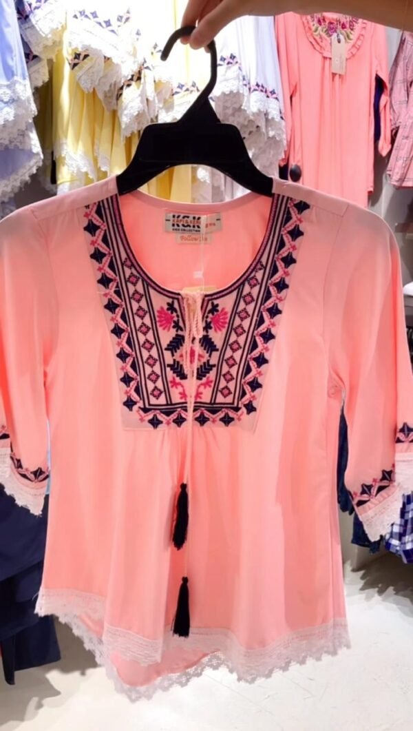 Embroidered Tunic top