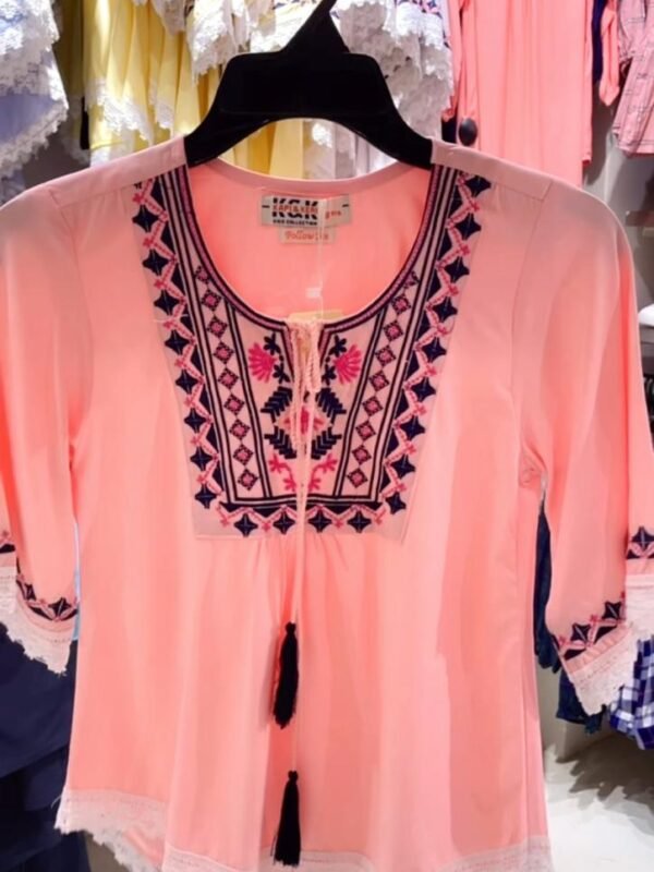 Embroidered Tunic top