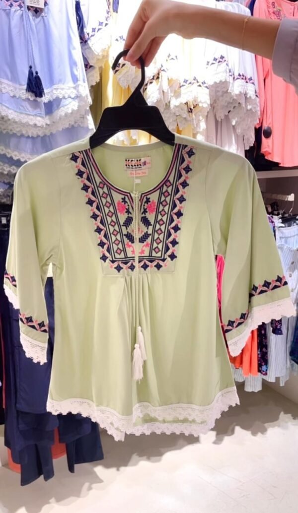 Embroidered Tunic top