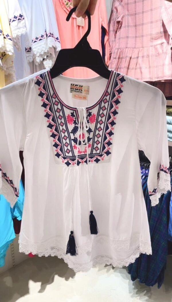 Embroidered Tunic top