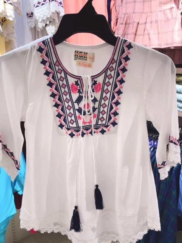 Embroidered Tunic top