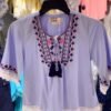 Embroidered Tunic top