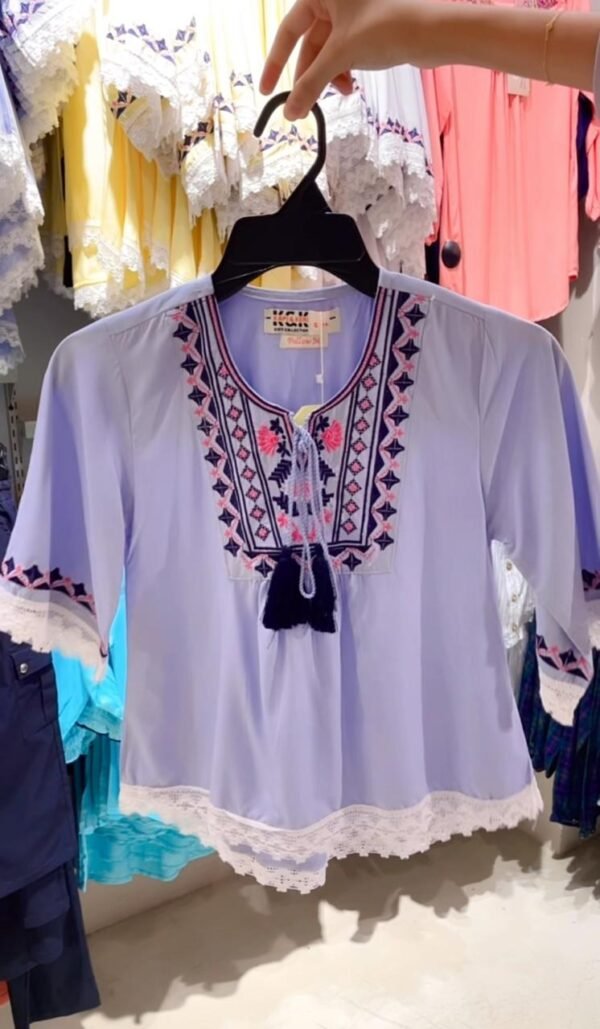 Embroidered Tunic top