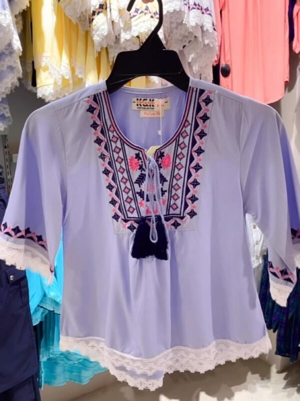 Embroidered Tunic top