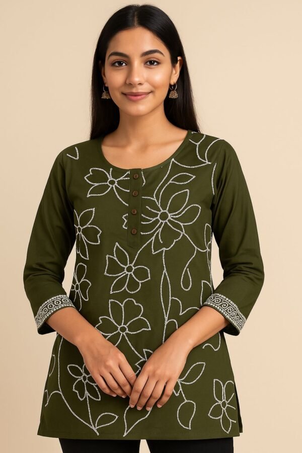 Embroidered Tunic top