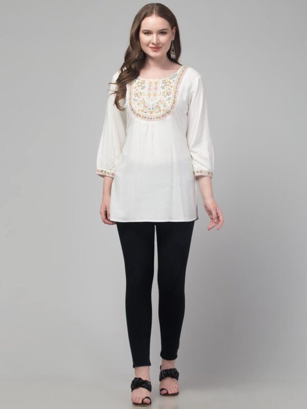 Embroidered Tunic top