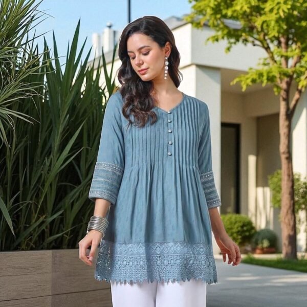 Embellished Tunic top