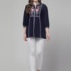 Embroidered Tunic Top