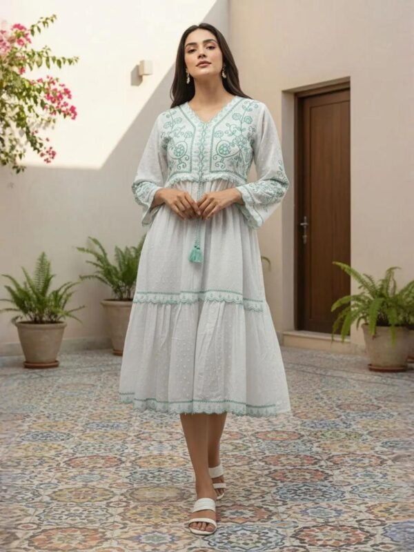 WhatsApp Image 2025-12-12 at 18.20.26_6746f359 Floral Embroidered A-line Dress