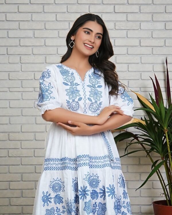 Floral Embroidered Dress