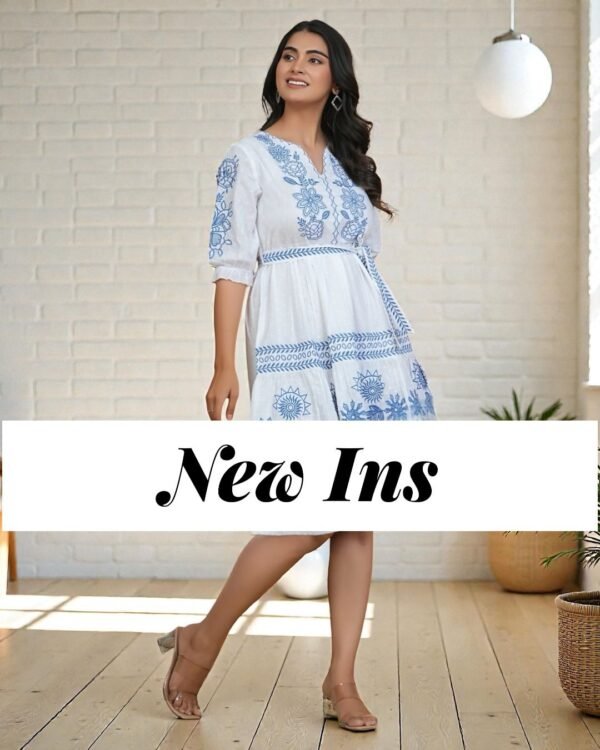 Floral Embroidered Dress