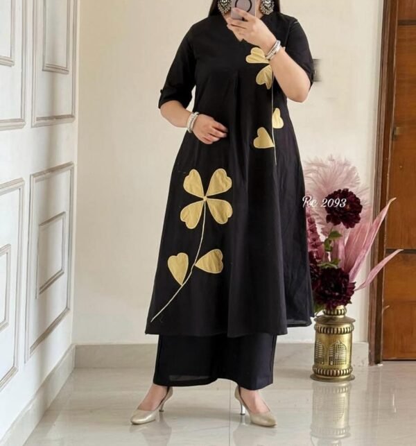 Floral Kurtha Set