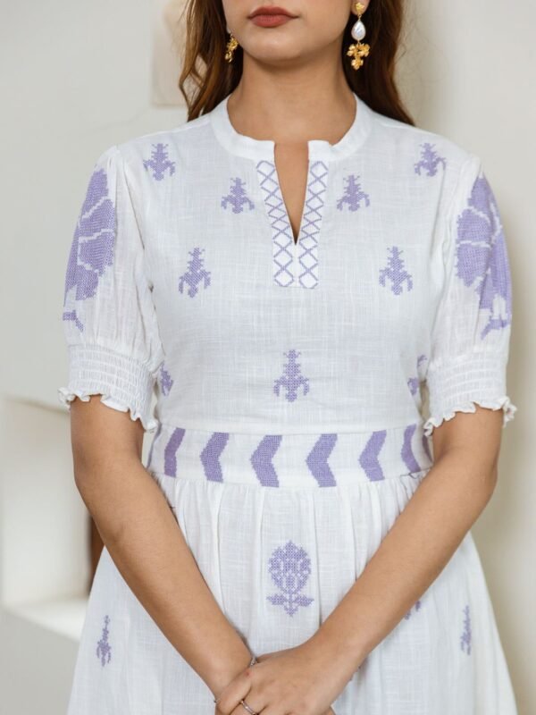 Floral Embroidered Dress