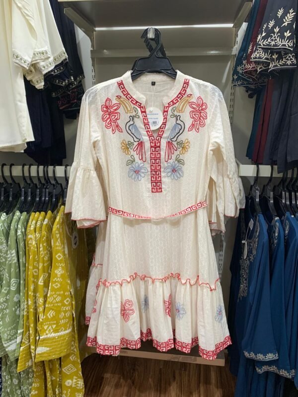 Boho Breezy Embroidered Dress