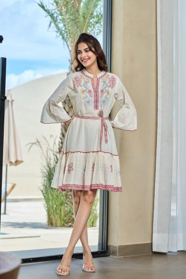 Boho Breezy Embroidered Dress