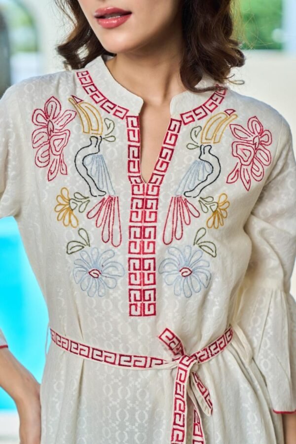 Boho Breezy Embroidered Dress
