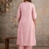 Rosewood Charm Kurta And Pant Set